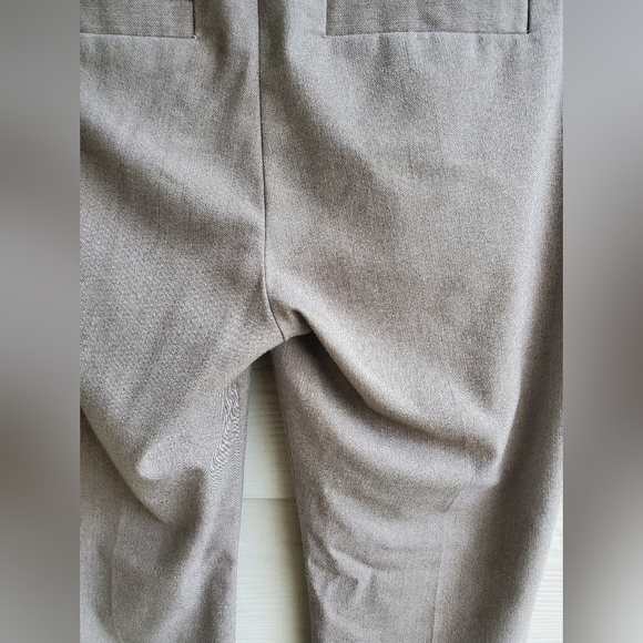 EXPRESS Khaki Beige Columnist Business Casual Professional Office Trousers Pants - Picture 13 of 15